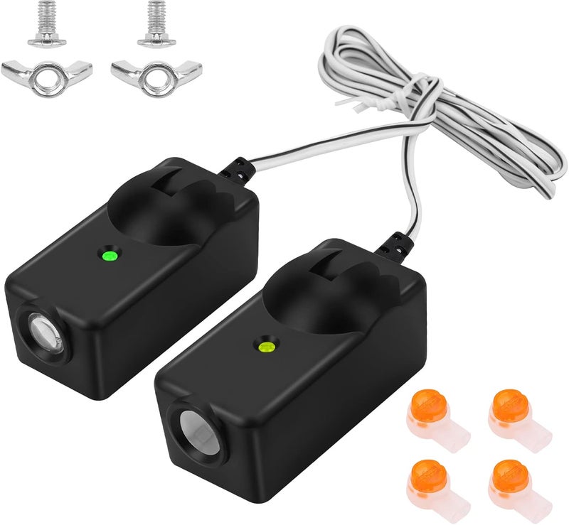 FEITON Garage Door Sensor Beam Eyes, Garage Door Safety Sensor Replacement Parts Compatible with Liftmaster/Sears/Craftsman After 1997 (41A5034, 801CB-P) No Bracket - Image 1